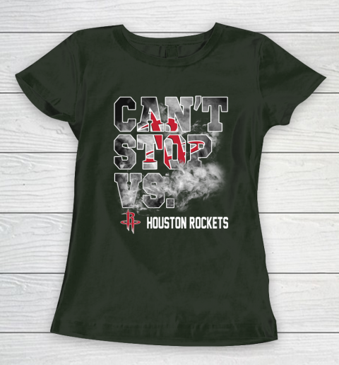 NBA Houston Rockets Basketball Can't Stop Vs Women's T-Shirt 4