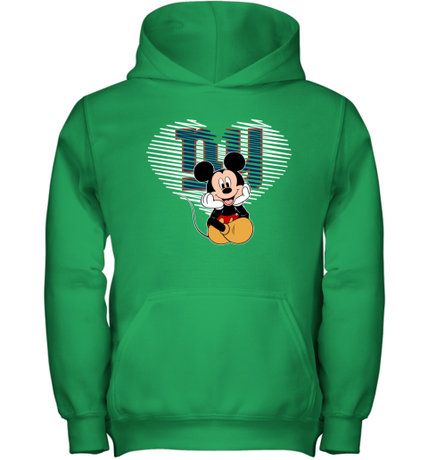 NFL New York Giants The Heart Mickey Mouse Disney Football T Shirt PmLvJ6Pn9On youth hoodie 43 95 151514 front irish green