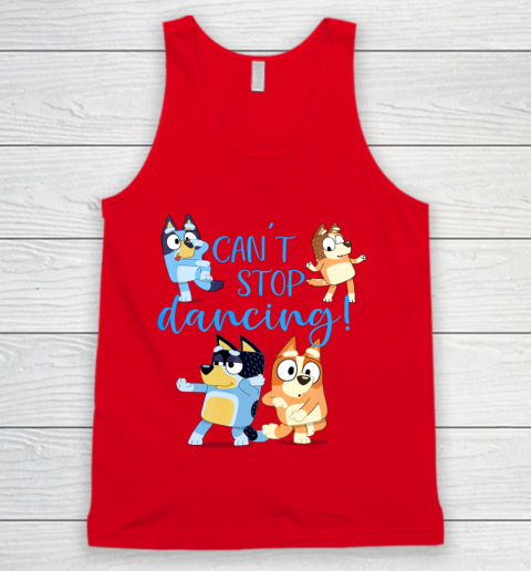 Bluey Dad Cant Stop Dancing For Father Day Tank Top 6