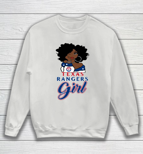 Texas Rangerss Girl MLB Sweatshirt 5