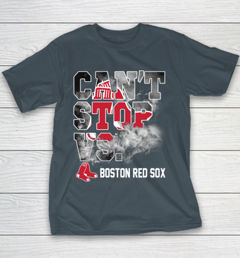 MLB Boston Red Sox Baseball Can't Stop Vs Boston Red Sox Youth T-Shirt 5