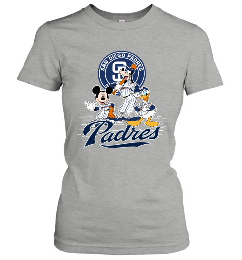 MLB San Diego Padres Mickey Mouse Donald Duck Goofy Baseball T Shirt -  Rookbrand