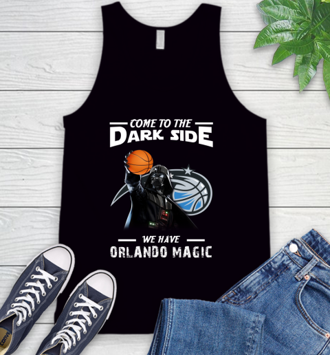 NBA Come To The Dark Side We Have Orlando Magic Star Wars Darth Vader Basketball Tank Top