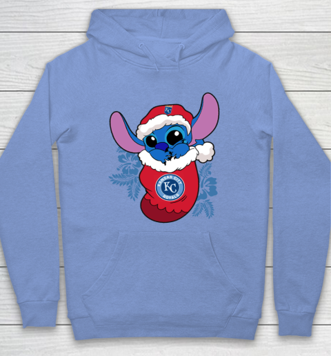 Kansas City Royals Christmas Stitch In The Sock Funny Disney MLB Hoodie 11
