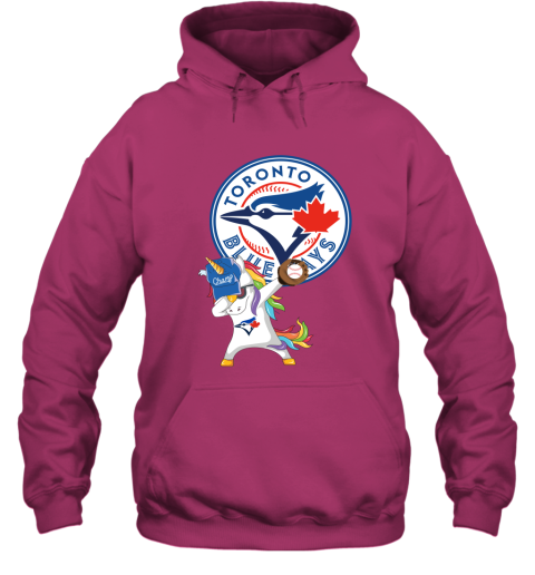 Hip Hop Dabbing Unicorn Flippin Love Toronto Blue Jays Hoodie