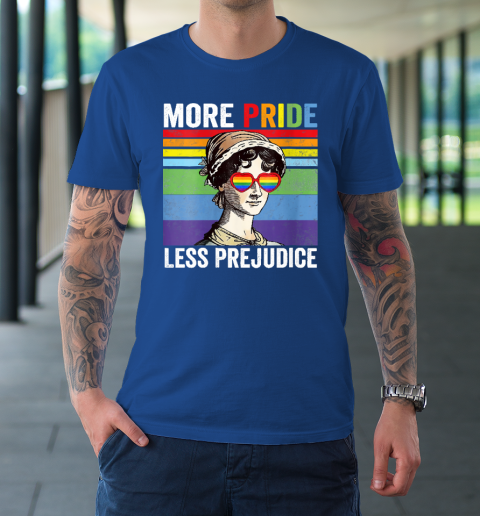 More Pride Less Prejudice Pride Month Funny T Shirt Tee For Sports