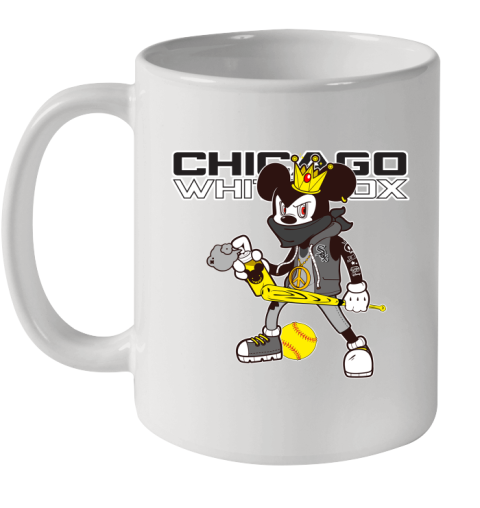 Chicago White Sox MLB Baseball Mickey Peace Sign Sports Ceramic Mug 11oz