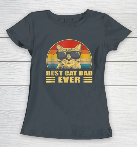 Best Cat Dad Ever Bump Fit Father's Day Gift Daddy Women's T-Shirt 3