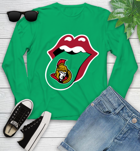 Ottawa Senators NHL Hockey Lips I Root For My Team Adoring Fan 130