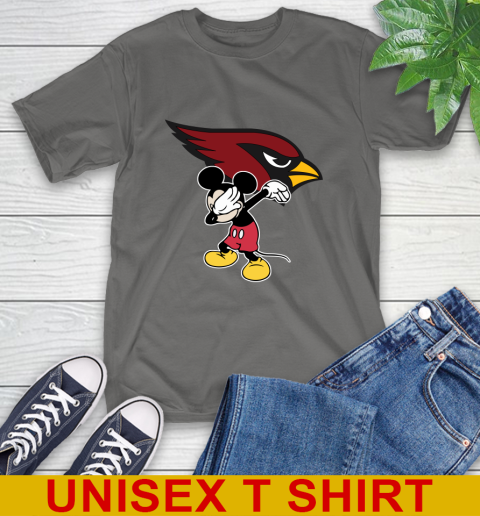 Arizona Cardinals NFL Football Dabbing Mickey Disney Sports T-Shirt 8