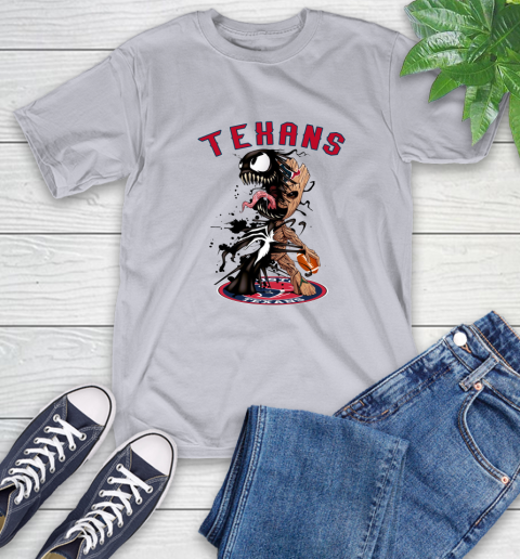 NFL Houston Texans Football Venom Groot Guardians Of The Galaxy T-Shirt 6