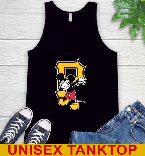 Pittsburgh Pirates MLB Baseball Dabbing Mickey Disney Sports Tank Top 2