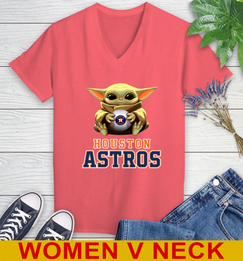 MLB Baseball Houston Astros Star Wars Baby Yoda Shirt 83