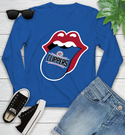 LA Clippers NBA Basketball Lips I Root For My Team Adoring Fan 133