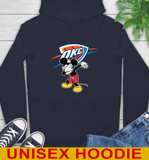 Oklahoma City Thunder NBA Basketball Dabbing Mickey Disney Sports Hoodie 4