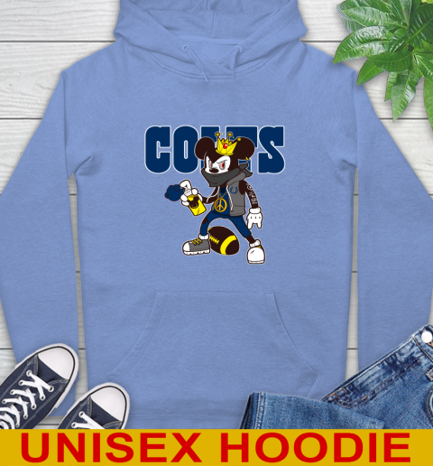 Indianapolis Colts NFL Football Mickey Peace Sign Sports Hoodie 11