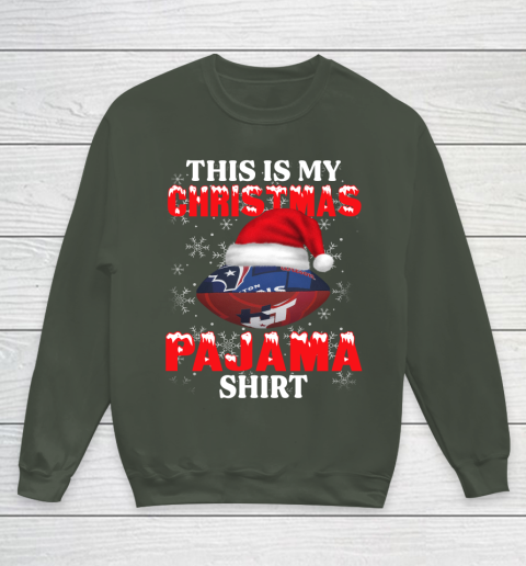 Houston Texans This Is My Christmas Pajama Shirt NFL Youth Sweatshirt 8