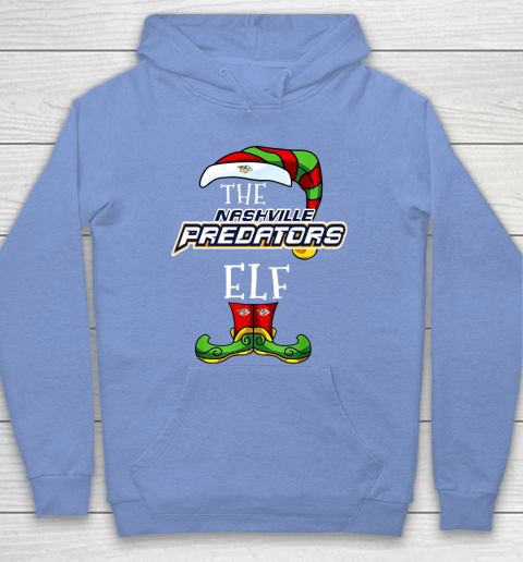 Nashville Predators Christmas ELF Funny NHL Hoodie 8
