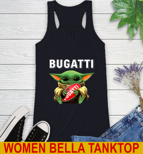 Star Wars Baby Yoda Hugs Bugatti Car Shirt 44