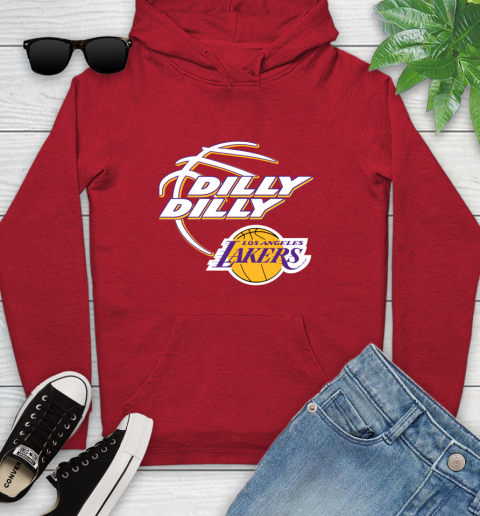 NBA Los Angeles Lakers Dilly Dilly Basketball Sports Youth Hoodie 11