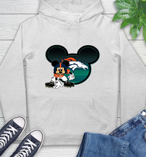 NFL Denver Broncos Mickey Mouse Disney Football T Shirt Hoodie
