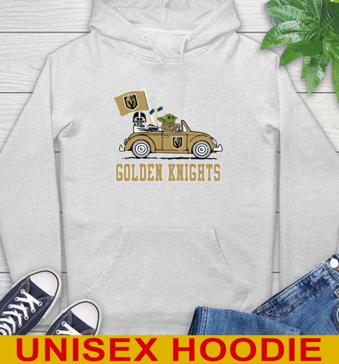 NHL Hockey Vegas Golden Knights Darth Vader Baby Yoda Driving Star Wars Shirt Hoodie