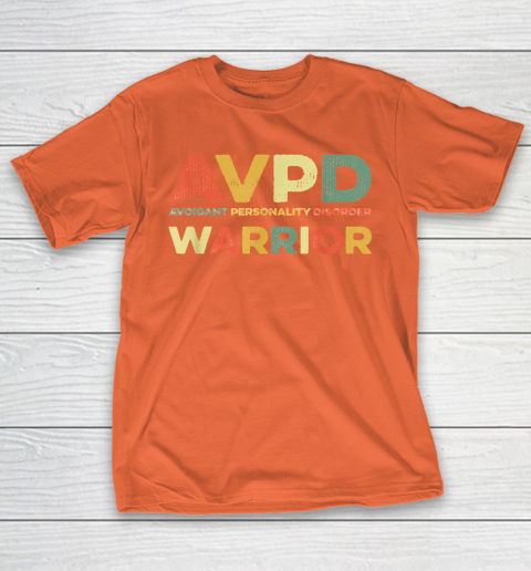 Autism Awareness Avoidant Personality Disorder Warrior AVPD Awareness Social T-Shirt 4