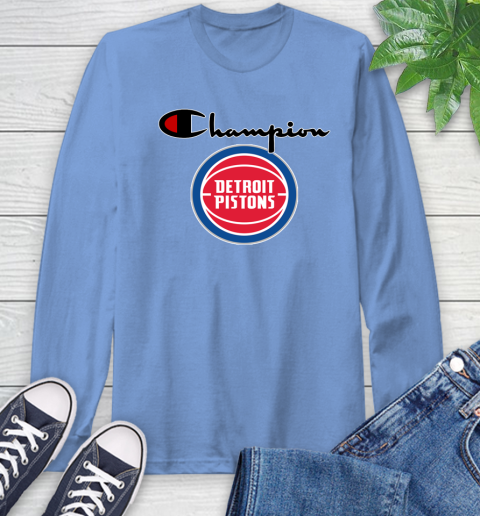 NBA Basketball Detroit Pistons Champion Shirt Long Sleeve T-Shirt 10