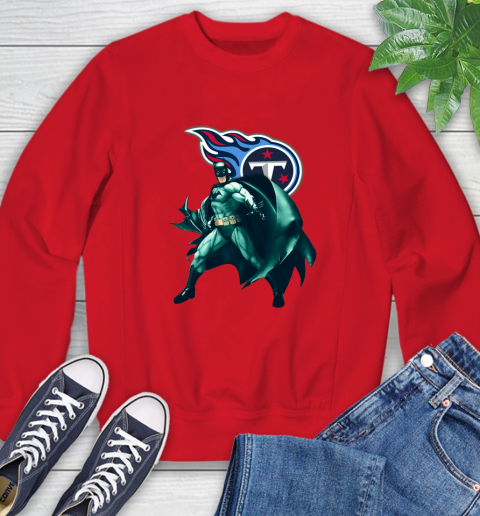 NFL Batman Football Sports Tennessee Titans Sweatshirt 10