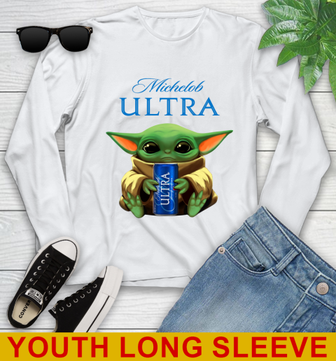 Star Wars Baby Yoda Hugs Michelob Ultra Beer Shirt 122