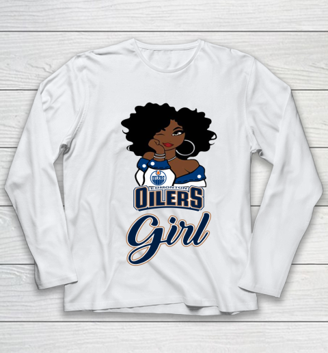 Edmonton Oilers Girl NHL Youth Long Sleeve 2