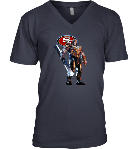 NFL Thor Avengers Endgame Football San Francisco 49ers Long Sleeve T-Shirt