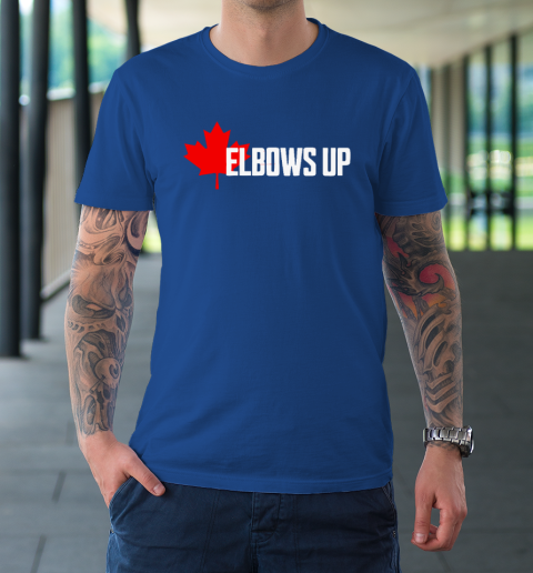 Elbows Up Canada True North Strong and Free Proud Canadian T-Shirt 7