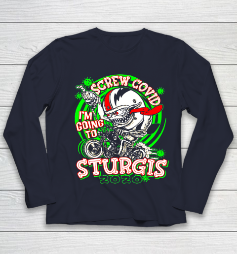Screw Covid I'm Going to Sturgis 2020 Youth Long Sleeve 2