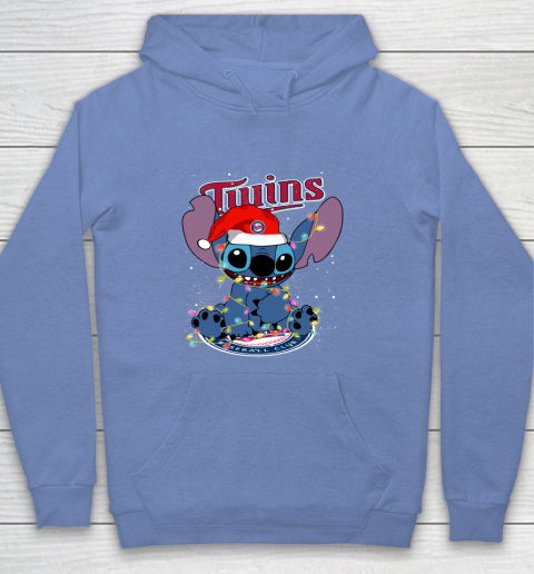 Minnesota Twins MLB noel stitch Baseball Christmas Youth Hoodie 7