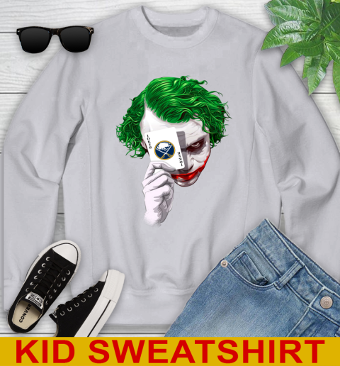 Buffalo Sabres NHL Hockey Joker Card Shirt Youth Sweatshirt 3
