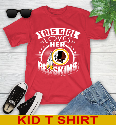 Washington Redskins NFL Football This Girl Loves Her Team 107