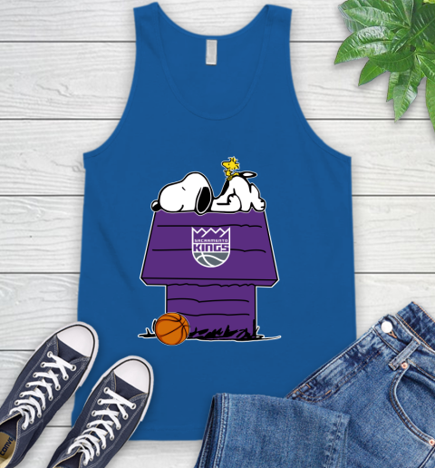 Sacramento Kings NBA Basketball Snoopy Woodstock The Peanuts Movie Tank Top 5