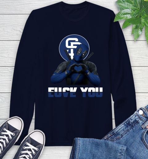 MLB San Diego Padres Deadpool Love You Fuck You Baseball Sports Long Sleeve T-Shirt 3