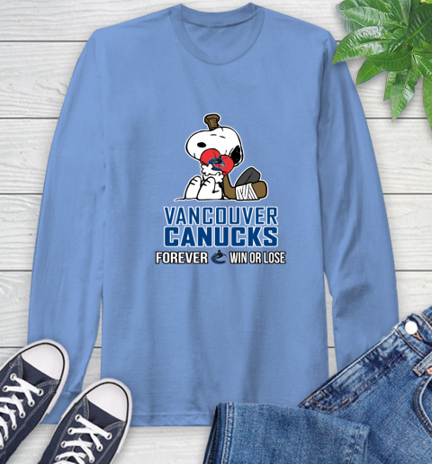 NHL The Peanuts Movie Snoopy Forever Win Or Lose Hockey Vancouver Canucks 68