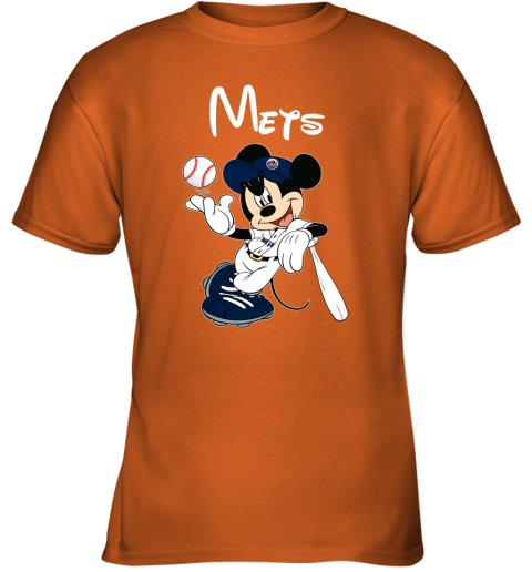 Baseball Mickey Team New York Mets Youth T-Shirt 