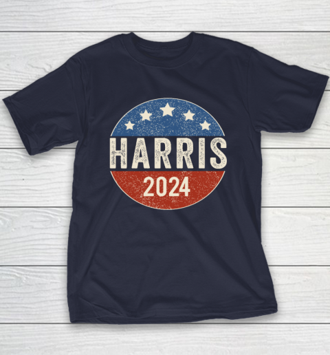 Kamala Harris 2024 For President Campaign US Flag Youth T-Shirt 2