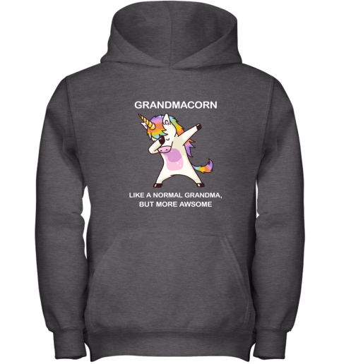 Unicorn Grandmacorn Dabbing Like A Normal Grandma But More Awesome Youth Hoodie