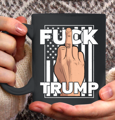 Fuck Trump Middle Finger Anti Republican T Shirt 135