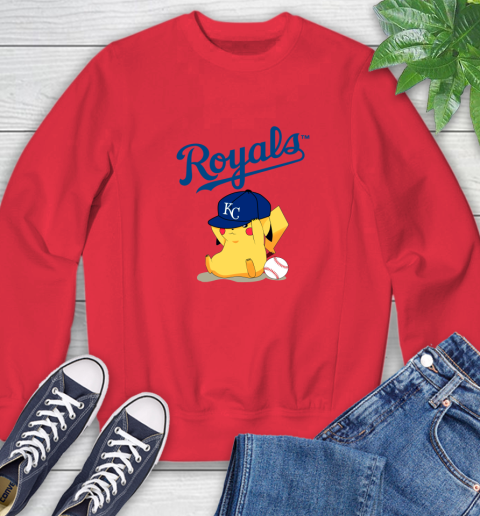 MLB Pikachu Baseball Sports Kansas City Royals Sweatshirt 10