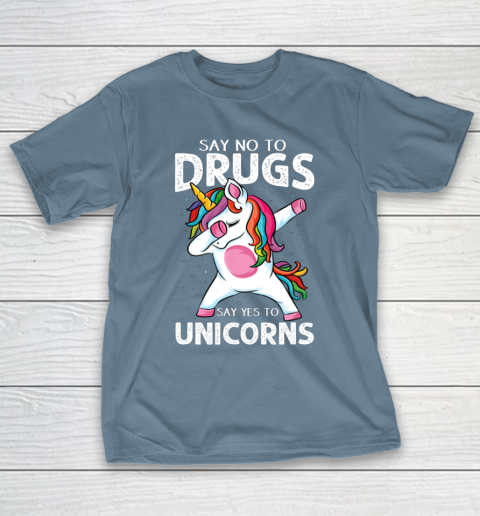 Say No To Drugs Say Yes To Unicorn Anti drug Red Ribbon Week T-Shirt 16