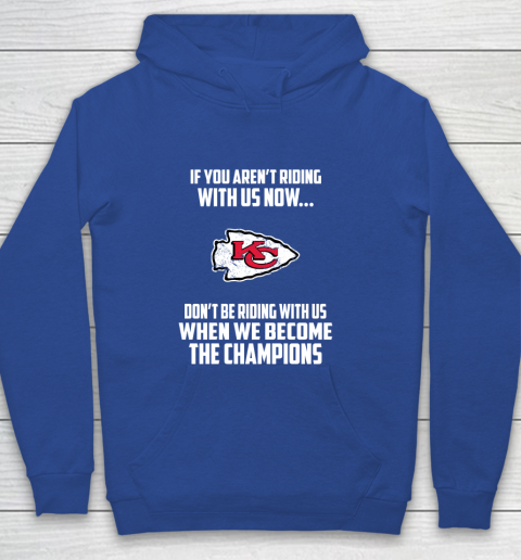 NFL Kansas City Chiefs Football We Become The Champions Youth Hoodie 6