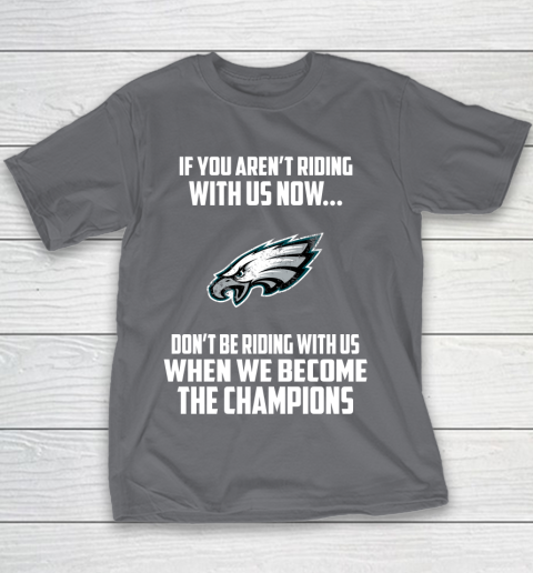 NFL Philadelphia Eagles Football We Become The Champions Youth T-Shirt 5