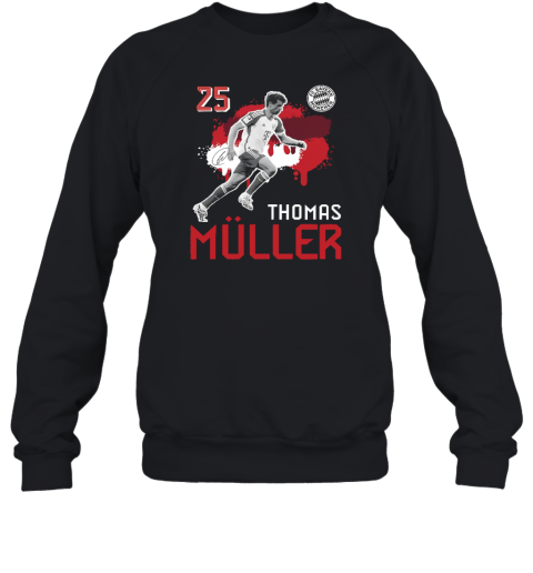 25 Thomas Muller Fc Bayern Munchen Sweatshirt