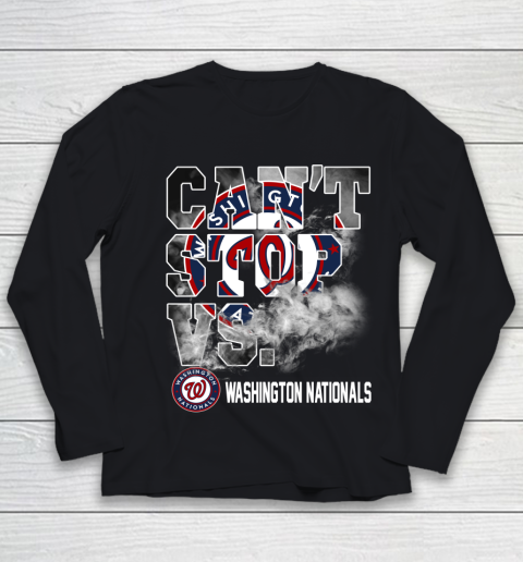 MLB Washington Nationals Baseball Can't Stop Vs Nationals Youth Long Sleeve